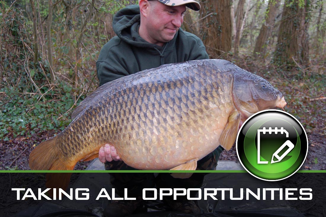 Carp Fishing ~ Taking All Opportunities! By Dan Chart